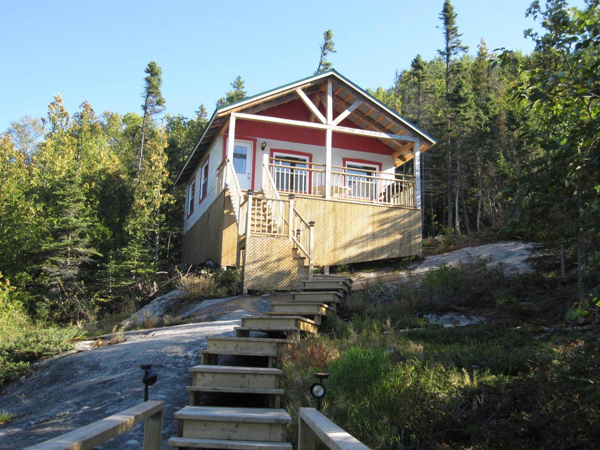 Chalet De La Montagne Villa Tadoussac Exteriör bild